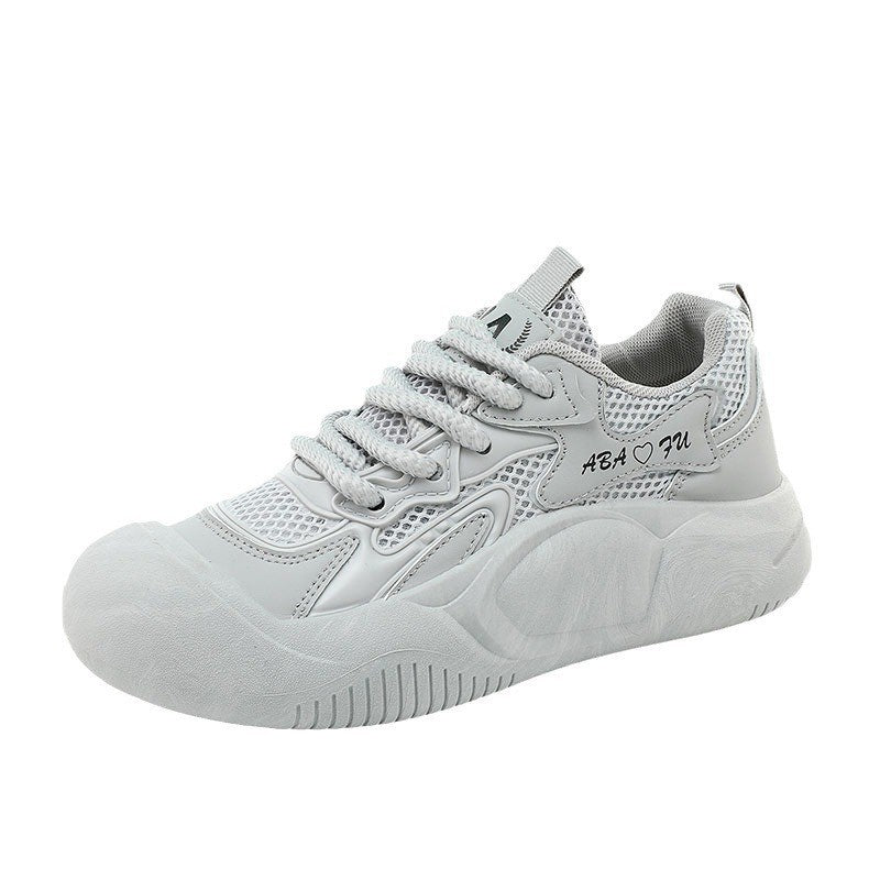 Damen sportliche Sneakers mit atmungsaktiven Mesh-Einsätzen und dämpfendem Sohlenprofil R&B