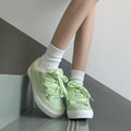 Damen Sneakers mit atmungsaktivem Obermaterial und elastischem Schnürsystem R&B