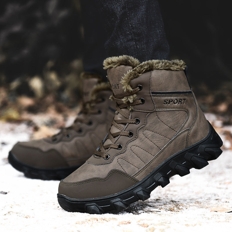 Damen Sportliche Winterwanderstiefel mit isolierendem Futter und rutschfester Sohle R&B