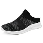 Damen Slip-On Freizeitschuhe mit elastischem Komfort-Obermaterial