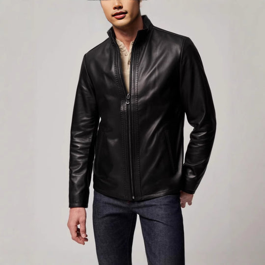 Herren elegante jacke mit sportlichem Reißverschluss R&B