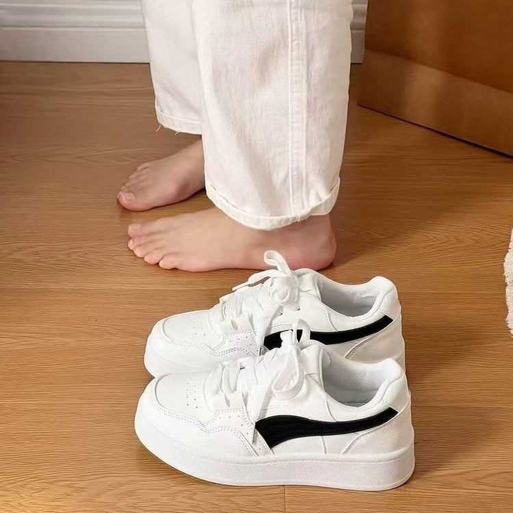 Damen Modische Sneakers mit hoher Plateausohle und sportlichem Design R&B