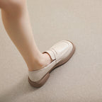 Damen elegante Mokassins mit modischem Detail