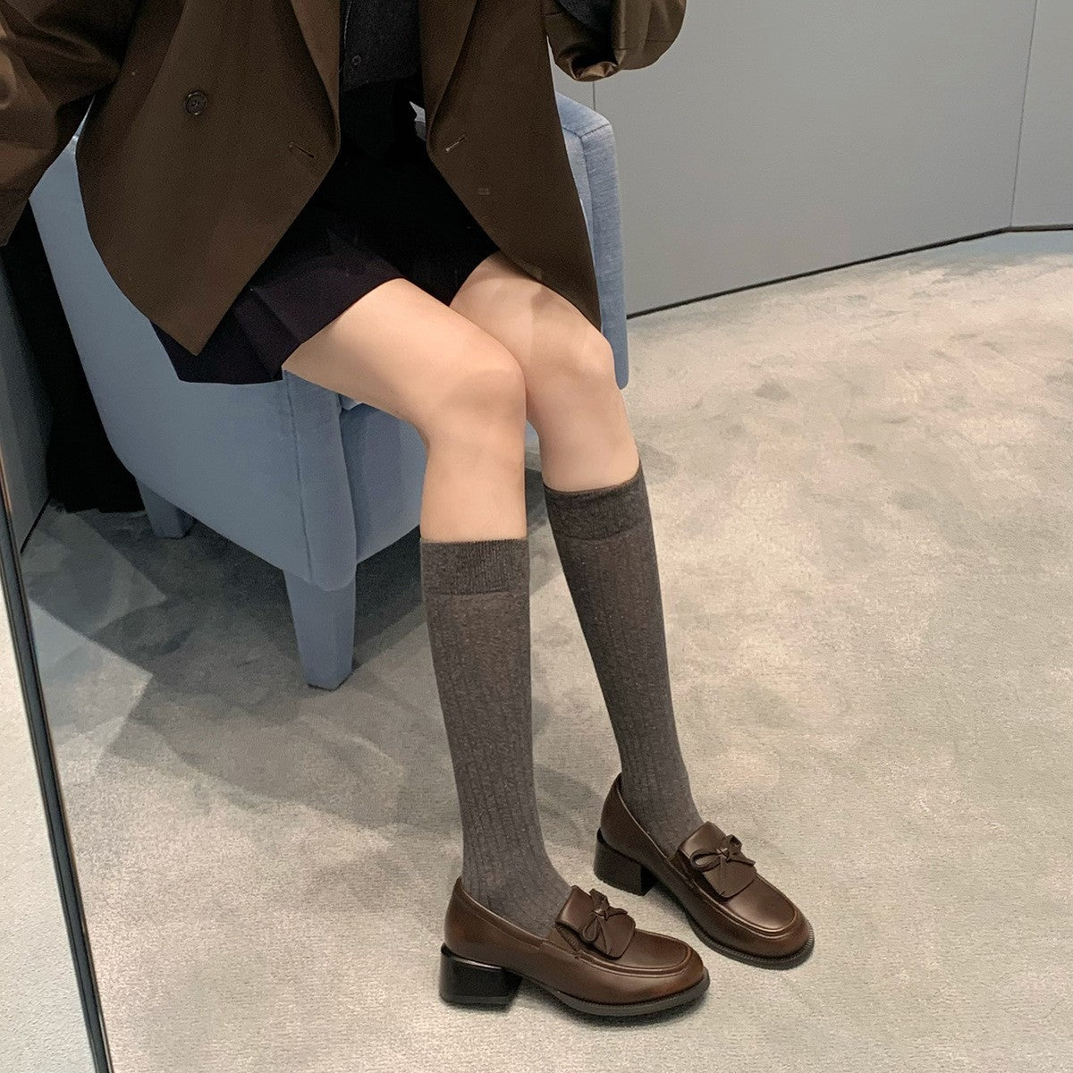 Damen Mokassins mit elegantem Schleifenakzent und komfortabler Innensohle R&B