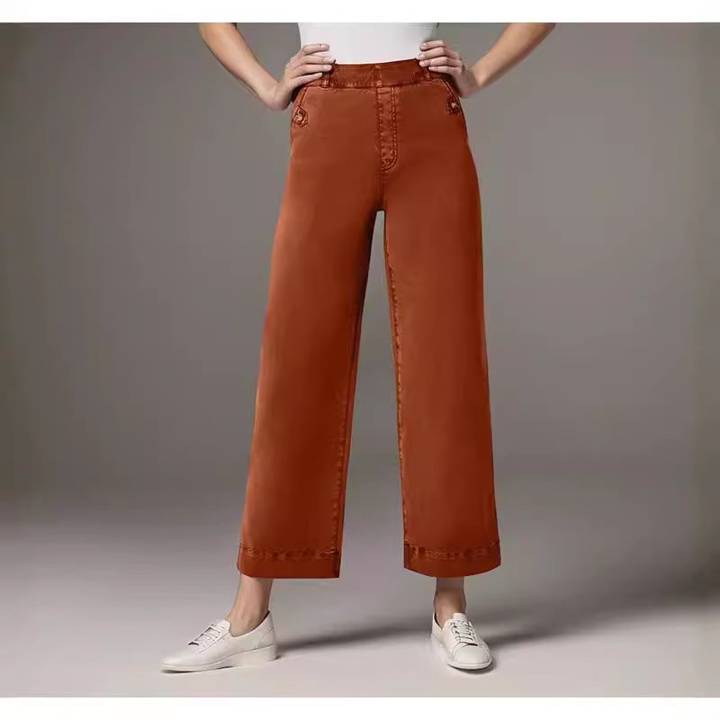 Damen weite Baumwollhose R&B