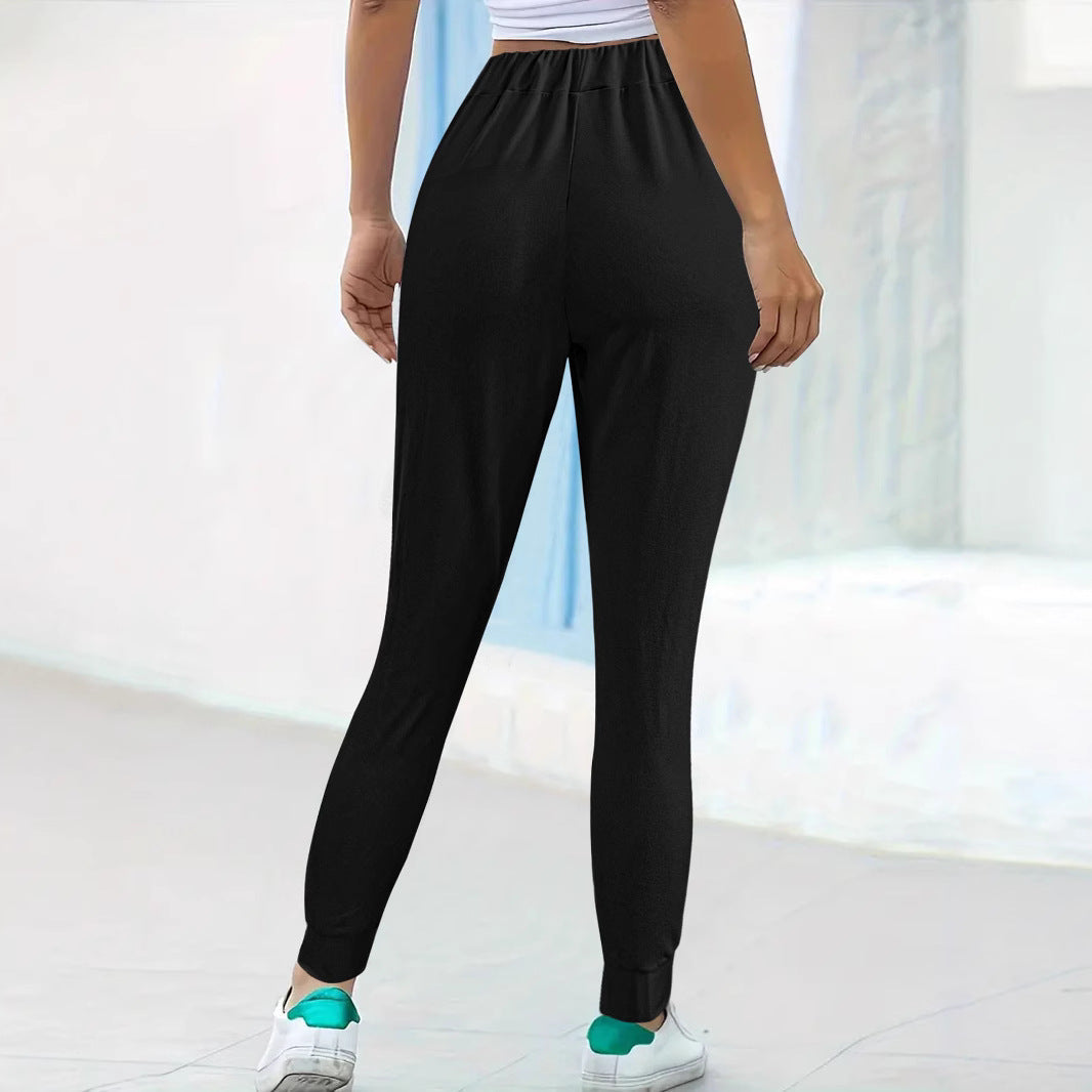 Damen Bequeme Jogginghose mit elastischem Bund und praktischen Taschen R&B