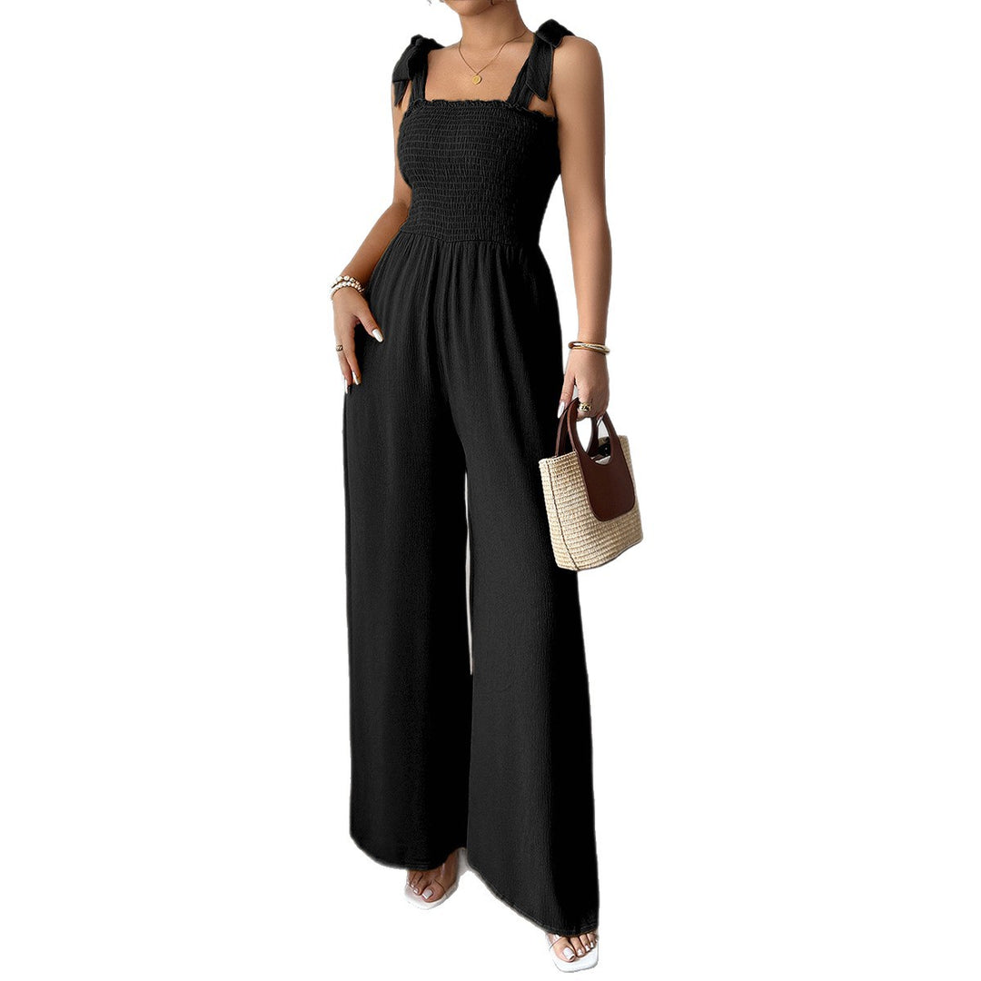 Damen Maxi-Kleid mit raffiniertem Rüschendesign und elastischem Oberteil R&B