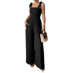 Damen Maxi-Kleid mit raffiniertem Rüschendesign und elastischem Oberteil R&B