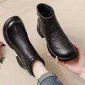 Damen Elegante und komfortable Ankle Boots mit praktischem Reißverschluss und trendigem Design