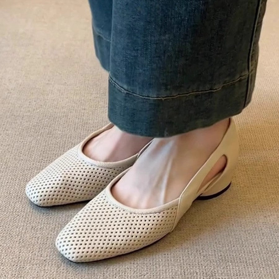 Damen elegante Ballerinas mit perforierter Oberseite und außergewöhnlichem Komfort R&B