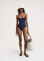 Damen Moderner High-Cut Badeanzug R&B