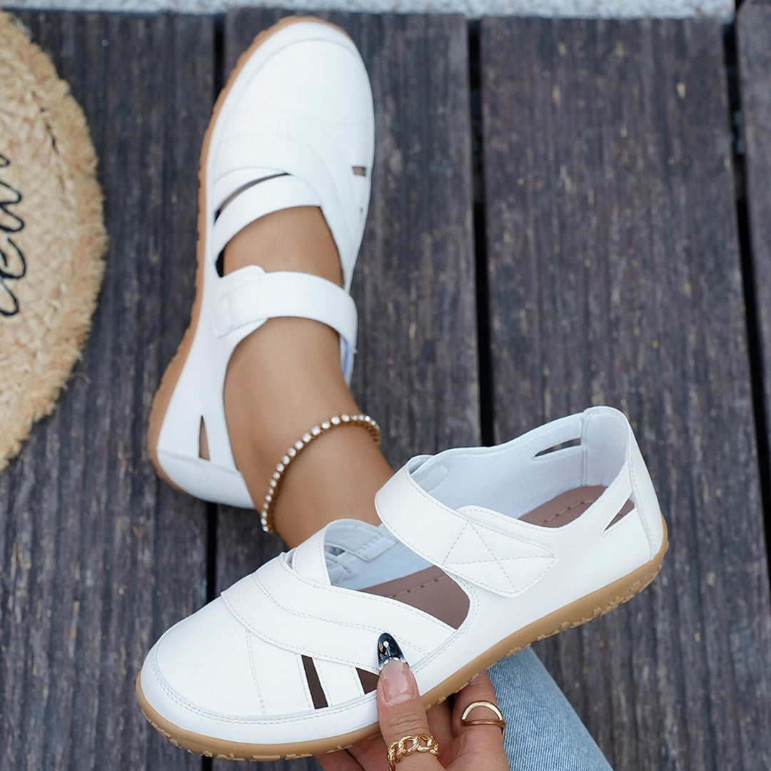 Damen Sandalen mit atmungsaktivem Obermaterial und komfortablem Riemen R&B