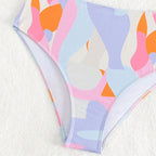 Damen Hochgeschnittener Bikini mit raffiniertem Design