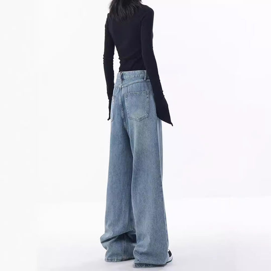 Damen Weite Jeanshose R&B