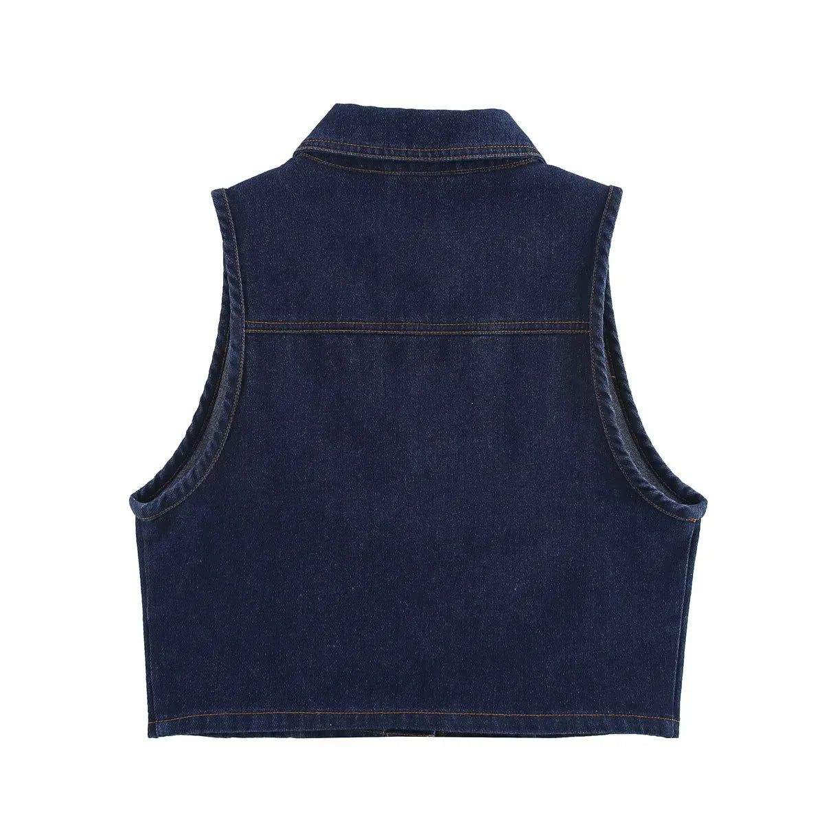 Damen weit geschnittene Jeanshose mit Bindegürtel und eleganter Silhouette R&B