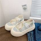 Damen Komfortable Slip-On Sandalen mit elastischen Riemen und dämpfender Sohle