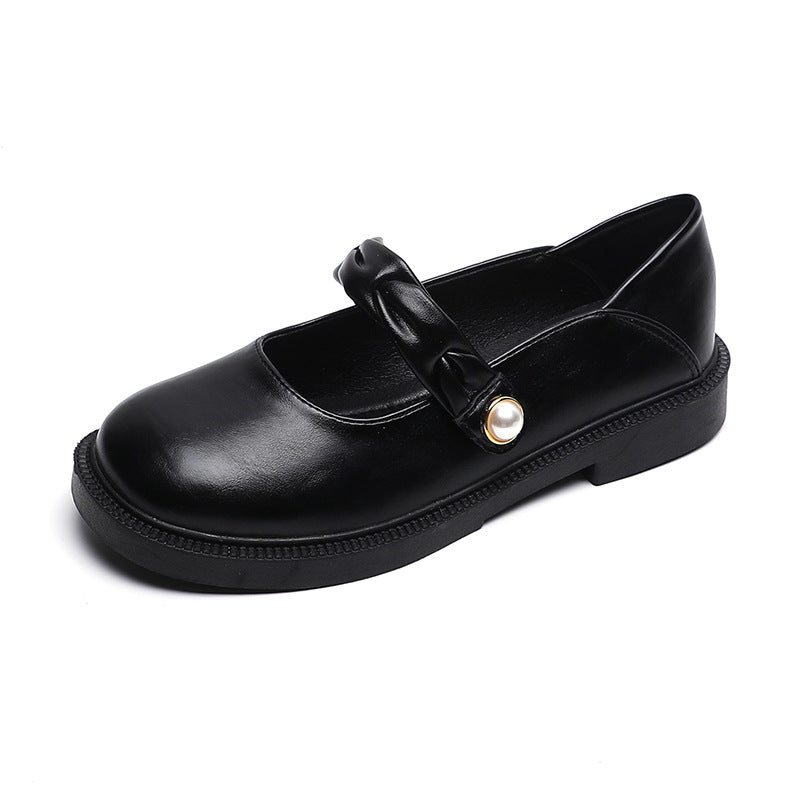 Damen elegante Ballerinas mit Schleifenakzent R&B