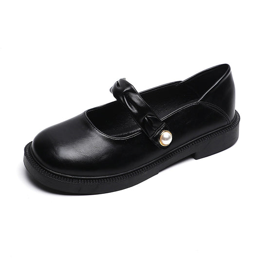 Damen elegante Ballerinas mit Schleifenakzent R&B