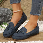 Damen Mokassins mit modischem Quasten-Detail und bequemer Sohle R&B