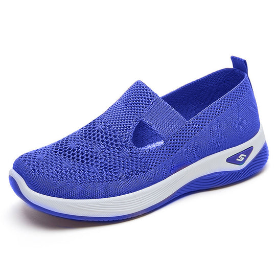 Damen Bequeme und atmungsaktive Knit-Slipper R&B