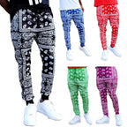 Herren Cargo-Jogginghose im extravaganten Paisley-Muster R&B