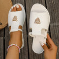 Damen Komfort-Sandalen mit modischem Riemen-Design und eleganten Zierdetails R&B