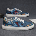 Damen modische Sneakers mit gewelltem Design und bequemer Sohle R&B