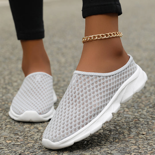 Damen Atmungsaktive Slip-On Sport-Schuhe mit flexiblem Netzdesign R&B