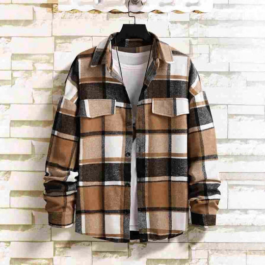 Herren Flanellhemd R&B