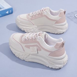 Damen Chunky Sneakers mit atmungsaktivem Obermaterial und dämpfender Laufsohle R&B