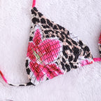 Damen Triangel-Bikini mit verspieltem Rüschendesign R&B