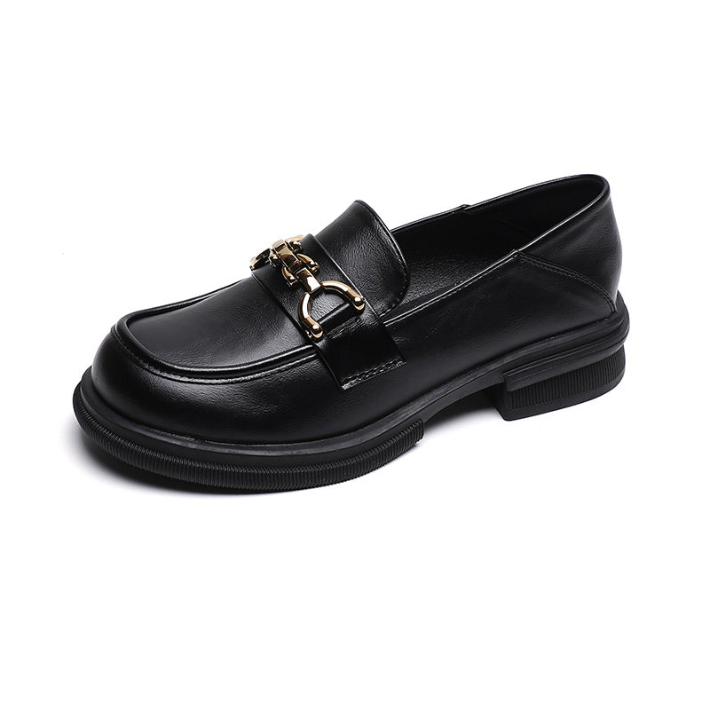 Damen Mokassin-Slipper mit elegantem Schnallenakzent und komfortabler Sohle R&B