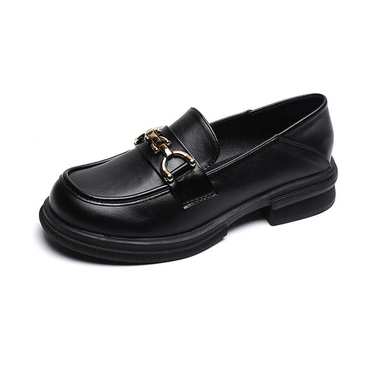 Damen Mokassin-Slipper mit elegantem Schnallenakzent und komfortabler Sohle R&B