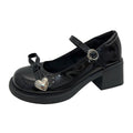 Damen Plateau Lacklederschuhe R&B