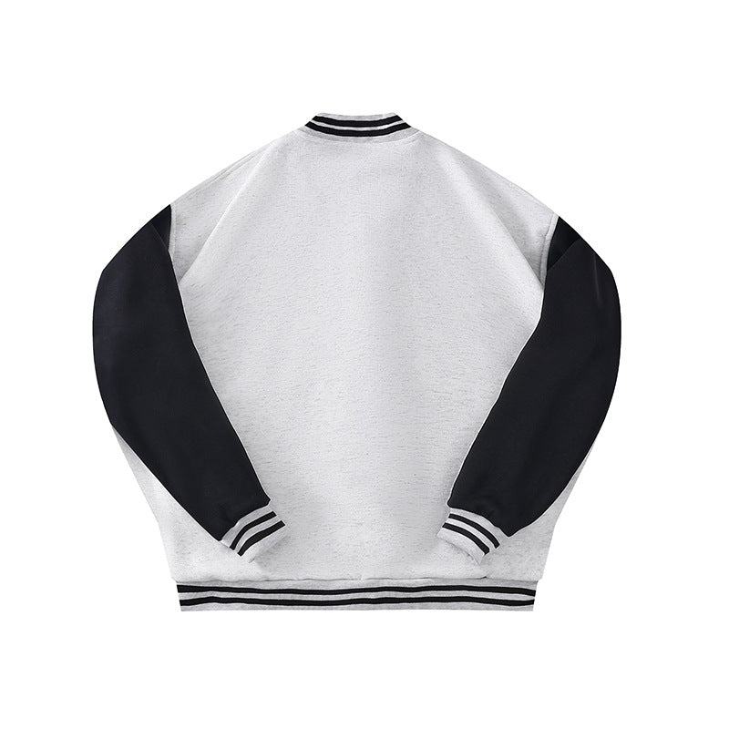 Damen Sportliche Bomberjacke mit Kontrastärmel und modernem Design