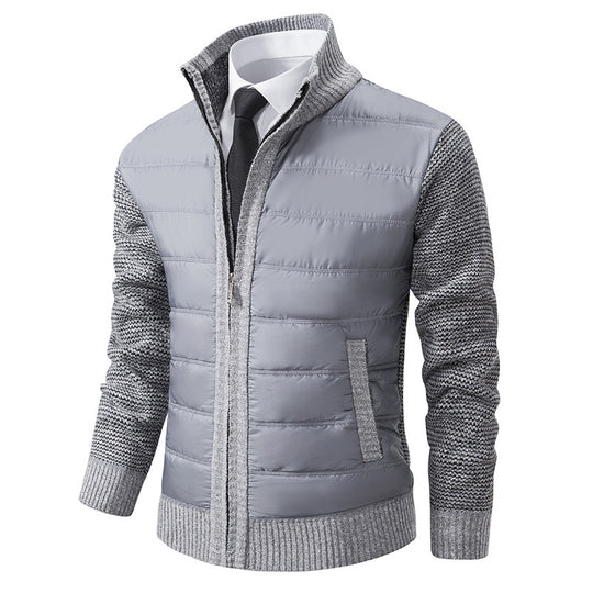 Herren sportive Kapuzenjacke mit strukturiertem Material und eleganten Details R&B