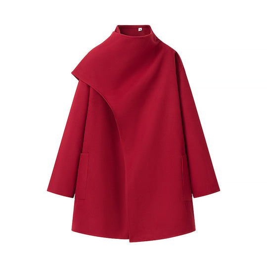 Damen Oversized Übergangsjacke mit asymmetrischem Schnitt und praktischen Taschen R&B