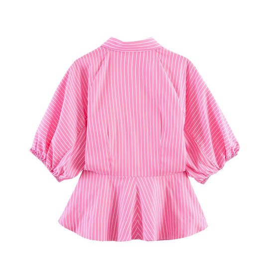 Damen Blusenshirt mit voluminösen Ärmeln und elegantem Schnitt R&B