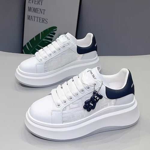 Damen modische Chunky Sneakers mit flexibel dämpfender Sohle und atmungsaktiver Estradakonstruktion R&B