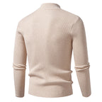 Herren Rollkragenpullover mit strukturierter Ripp-Optik