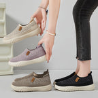 Damen Bequeme Slip-On Freizeitschuhe R&B