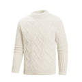 Herren Pullover aus strukturiertem Strickmaterial