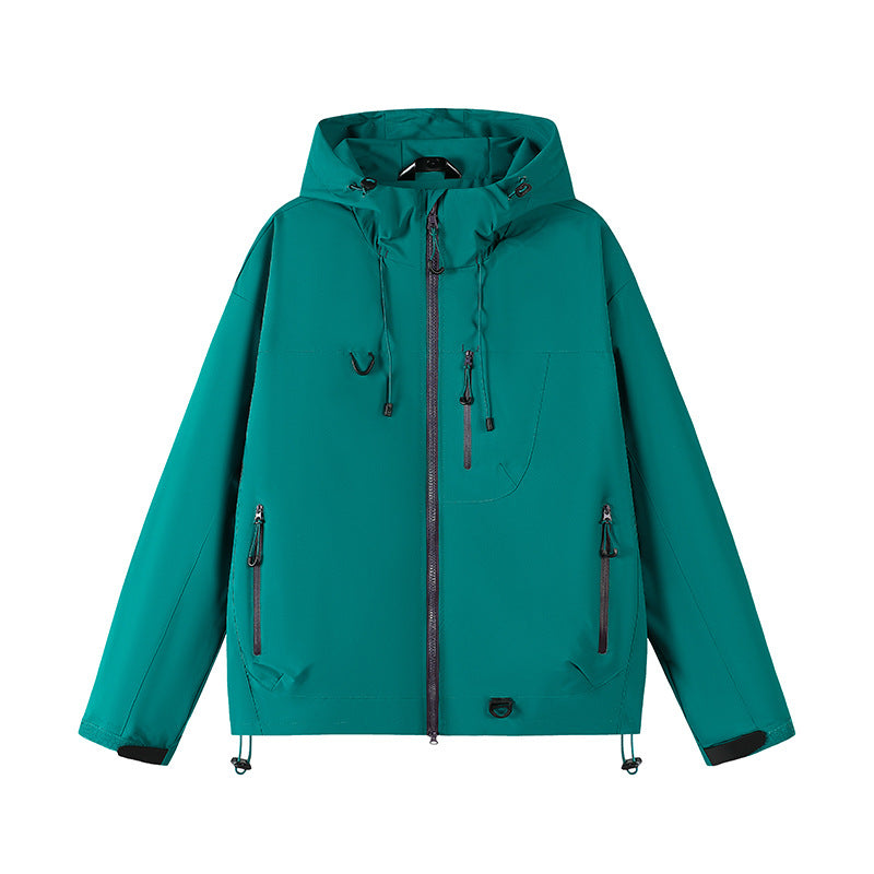 Damen funktionale Wetterjacke mit verstellbarem Kapuzensystem und atmungsaktiven Eigenschaften R&B