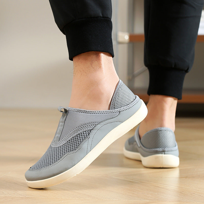 Damen Bequeme Slip-On Sportschuhe mit atmungsaktivem Obermaterial und rutschfester Sohle R&B