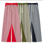 Damen Elegante und lässige Palazzohose mit gestreiftem Design R&B