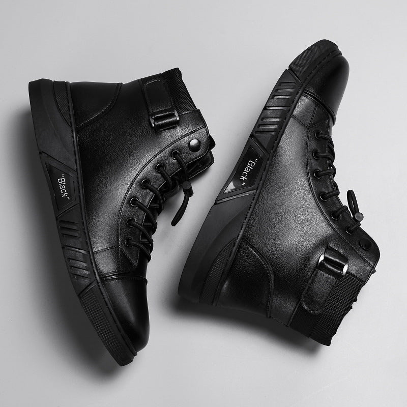 Damen hohe Sneaker Boots mit gepolsterter Innensohle und rutschfester Sohle