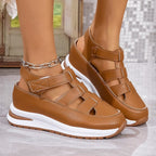 Damen Sportliche Schnürsandalen mit ergonomischer Sohle und atmungsaktiven Einsätzen R&B