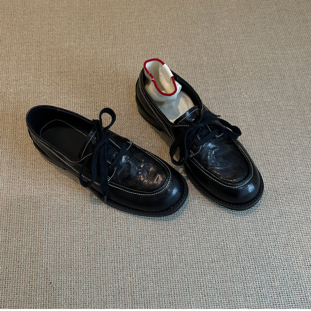 Damen Schnürschuhe mit hochwertigem Leder und komfortabler Innensohle R&B