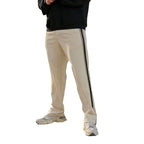 Herren sportliche Trainingshose mit seitlichen Streifen R&B