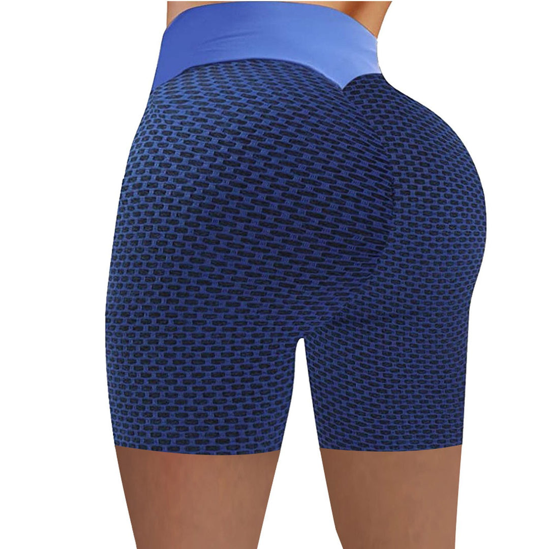 Damen sportliche Kompressionsshorts mit hohem Bund und atmungsaktivem Material R&B